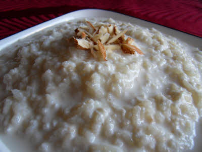 Kheer is ready to serve