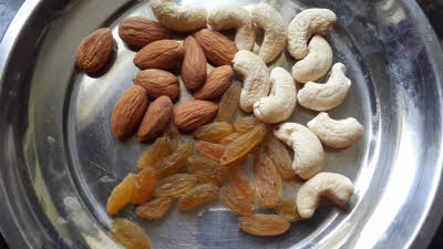 Nuts for Samak Rice Kheer