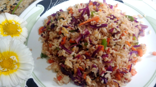 Indo Chinese Fried Rice is ready