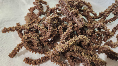 Frying murukku